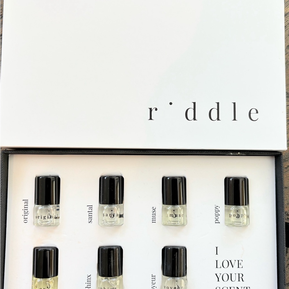Riddle parfum sample kit